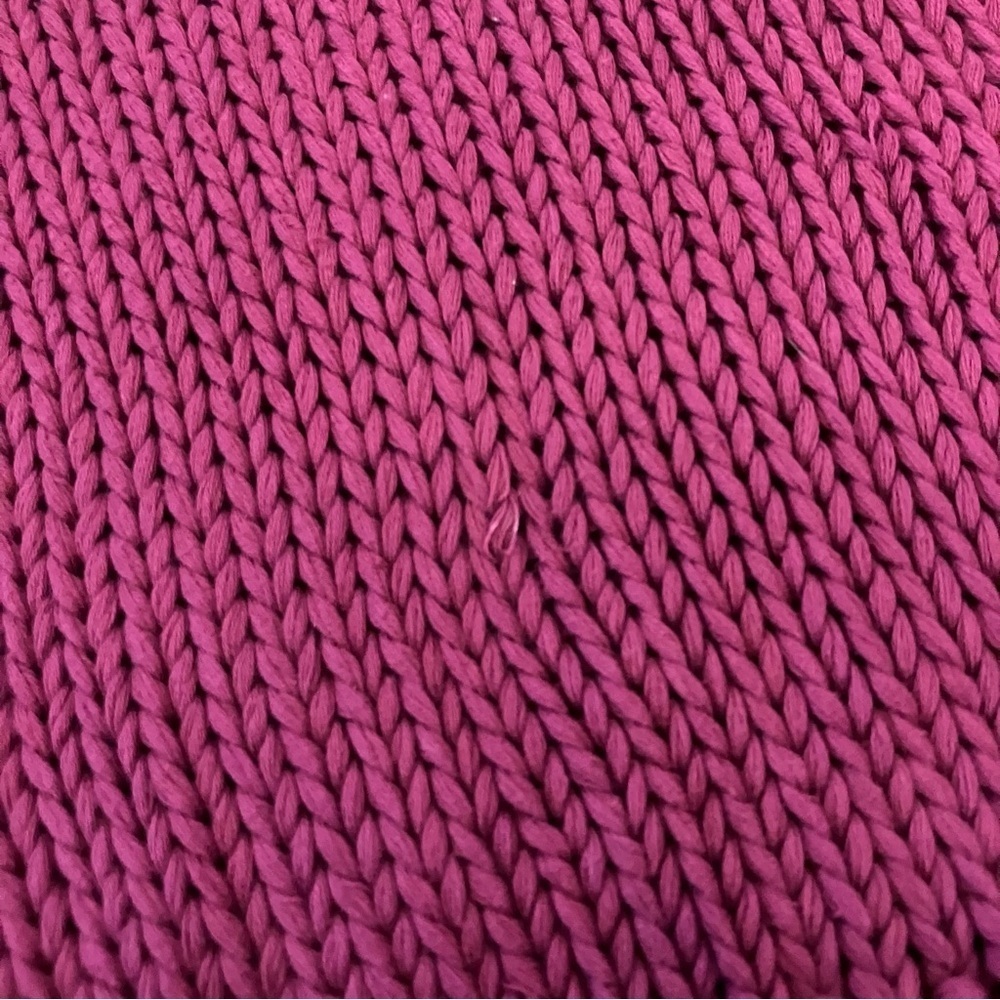 Pistola Gabbie Wild Orchid Puff Sleeve Chunky Knit Sweater (xs) Anthropology - Picture 10 of 11